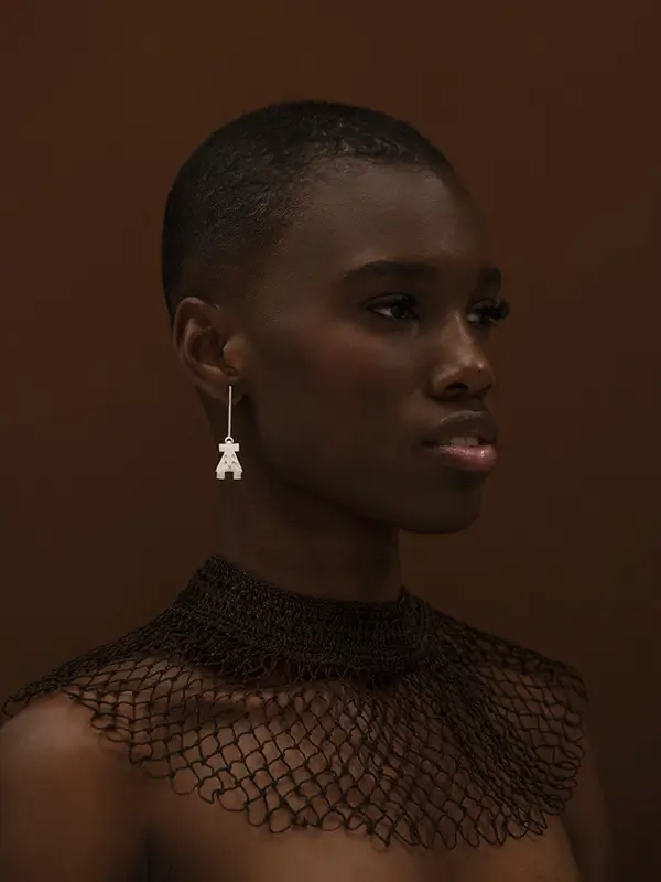 Aretes colgantes plata FERTILIDAD