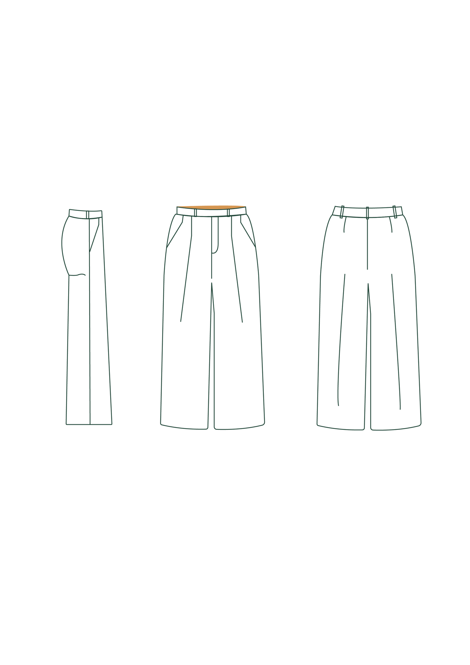 Pantalon Palazzo morado - Imagen 2