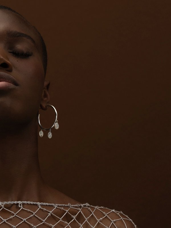 Candongas grandes plata